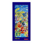 Art Poster: Blue Painter of Eden posters