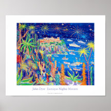 Art Poster: "Exotique Nights, Monaco"