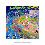 Art Print: Blue Skies and Blazing Stars, Banrock posters