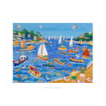 Art Print: Sunday Sailing, Fowey, Cornwall posters