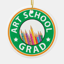 Art School Graduation Christmas Ornaments