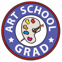 Art School Graduation Photo Cutout