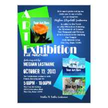 Art Show Bat Mitzvah Invite