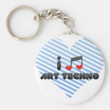 Art Techno Keychains