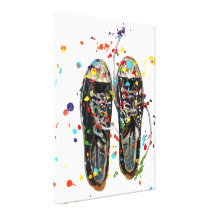 Art Walk Shoe Photography Canvas Print