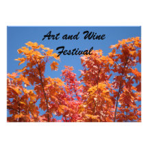 Art & Wine Festival Invitation Cards Events