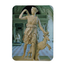 Artemis the Huntress, known as the 'Diana of Versa Rectangular Magnets
