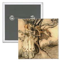Arthur Rackham - Old Woman in the Wood Buttons
