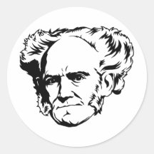 Arthur Schopenhauer Portrait Sticker