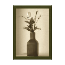 Artificial Flower Wrapped Canvas Canvas Prints