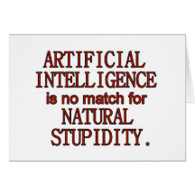 Artificial intelligence greeting card