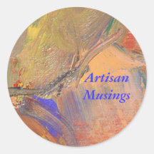 Artisan Musings Sticker or Wine Labels