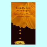 Artist and Paint Business Card Template business cards