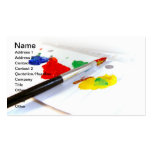 artist palette business cards