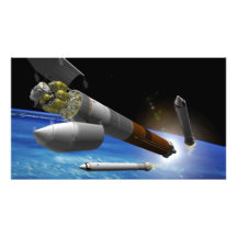Artist rendition of a heavy-lift rocket photograph