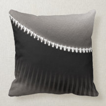 Artistic Abstract Zipper Duo Face American MoJo Pi Pillow