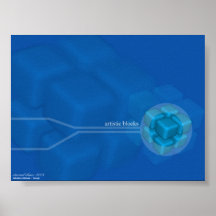 Artistic Blocks Poster