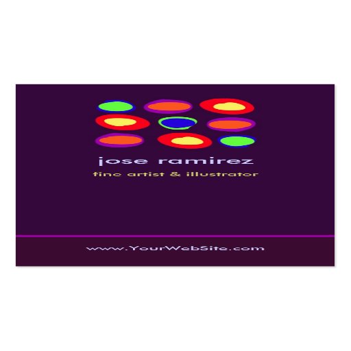 Artistic Circles Business Cards