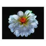 Artistic dahlia and meaning personalised invites