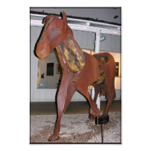 Artistic Metal Horse Photograph