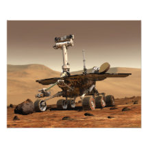 Artist's Rendition of Mars Rover Photo Art
