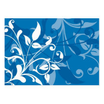 Artsy Blue Business Card