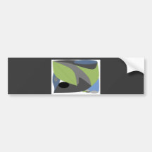 Arty Abstract Bumper Stickers