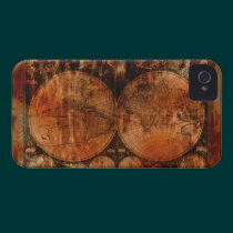 Arty Vintage Old World Map iPhone 4 Case casemate cases
