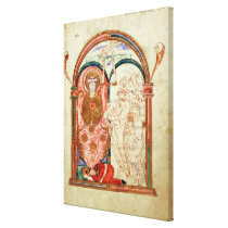 Arundel 155 f.133 Monks of Christchurch, Canterbur canvas prints