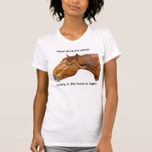 As long as the horse is happy shirt