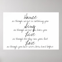 As Though Print