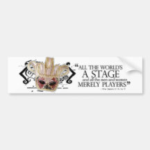 As You Like It Quote Bumper Stickers