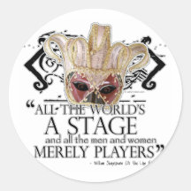 As You Like It Quote Sticker