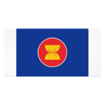 ASEAN Flag Photo Card Template