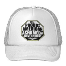 Ashamed Of My Government! Hats
