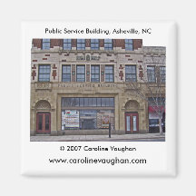 Asheville 1699, Public Service Building, Ashevi... Magnets