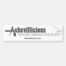 Ashevillicious Bumper Stickers