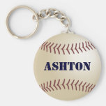 Ashton Personalised Baseball Keychain by 369MyName