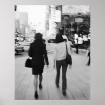 Asia, Japan, Tokyo. Young women on the Ginza. Print
