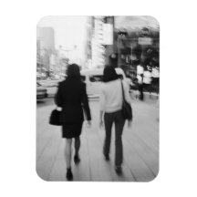 Asia, Japan, Tokyo. Young women on the Ginza. Magnet