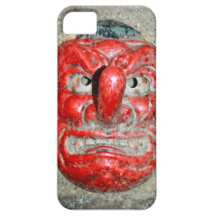 Asian ceramics, big nose mask iPhone 5 case