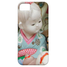 Asian ceramics, figure of a baby iPhone 5 cases