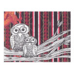 Asian Owls Postcard
