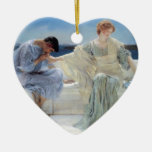 Ask Me No More by Sir Lawrence Alma Tadema Christmas Tree Ornaments