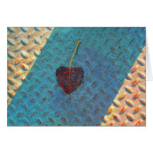 Aspen leaf card