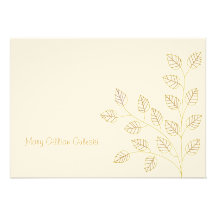 Aspen Note Card Custom Announcement