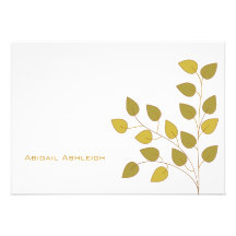 Aspen Note Card Personalized Announcements