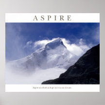 Aspire - Mt Aspiring Print