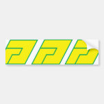 Assabu, Hokkaido, Japan Bumper Sticker