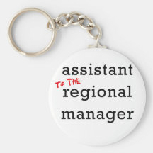 Assistant (to the) Regional Manager Keychain